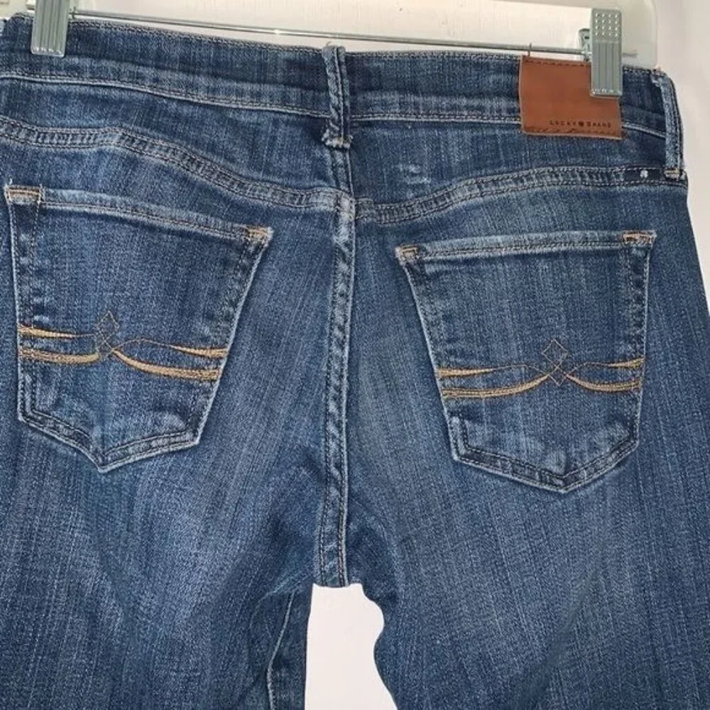 Lucky Brand Sweetn Straight Womens Jeans Size 0/25 Medium Wash Denim